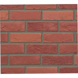 Redbank Hanson Measham Red 65mm Machine Made Stock Red Light Texture Brick