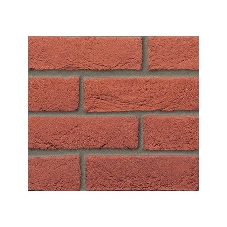 Redbank Hanson Coronet 65mm Machine Made Stock Red Light Texture Brick