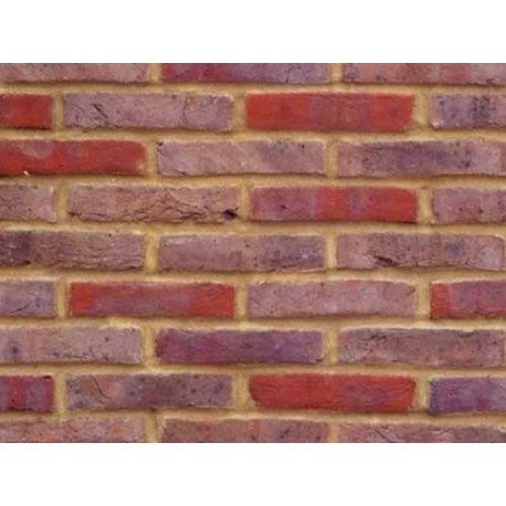 Bovingdon Handmade Dark Multi 65mm Handmade Stock Red Heavy Texture Clay Brick