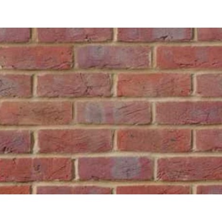Bovingdon Handmade Red - Side 65mm Handmade Stock Red Heavy Texture Clay Brick