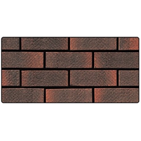 Webster Hemming & Sons Pinhole Dark 73mm Wirecut Extruded Red Light Texture Clay Brick