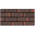 Webster Hemming & Sons Pinhole Dark 73mm Wirecut Extruded Red Light Texture Clay Brick