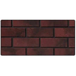 Webster Hemming & Sons Stanton Dark Rustic 73mm Wirecut Extruded Red Light Texture Clay Brick