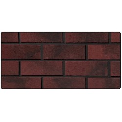 Webster Hemming & Sons Stanton Dark Rustic 73mm Wirecut Extruded Red Light Texture Clay Brick