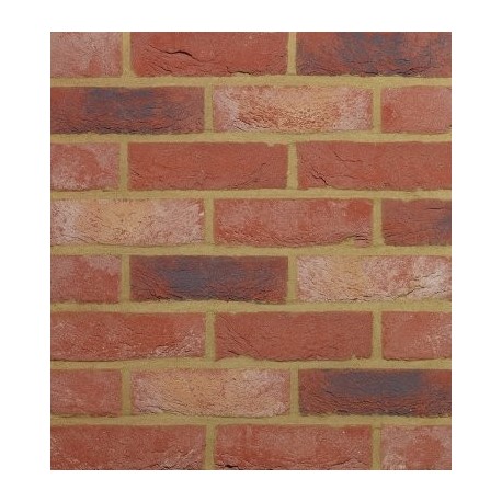 Traditional Desimpel UK Jewel Multi 65mm Machine Made Stock Red Light Texture Clay Brick