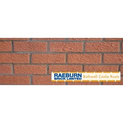Raeburn Bothwell Castle Rustic 65mm Wirecut Extruded Red Light Texture Clay Brick