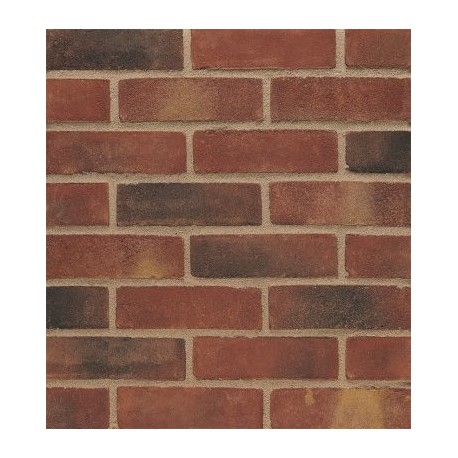 Baggeridge Wienerberger Blended Red Multi Gilt Stock 65mm Machine Made Stock Red Light Texture Clay Brick