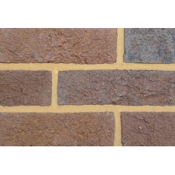 Coleford Brick & Tile Dark Bedford Multi 65mm Handmade Stock Brown Light Texture Clay Brick