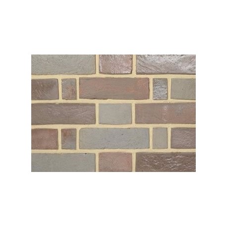 Charnwood Forest Brick Grey Mixed Glaze 65mm Handmade Stock Grey Light Texture Clay Brick