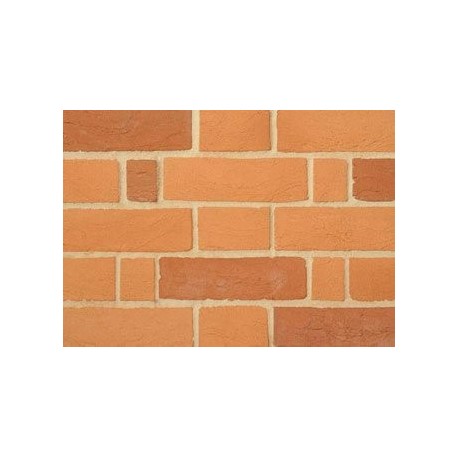 Edwardian Handmade Michelmersh Handmade Edwardian Downs Blend 65mm Handmade Stock Red Light Texture Clay Brick