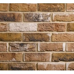 Traditional Brick & Stone Tigra Multi 65mm Machine Made Stock Buff Light Texture Clay Brick