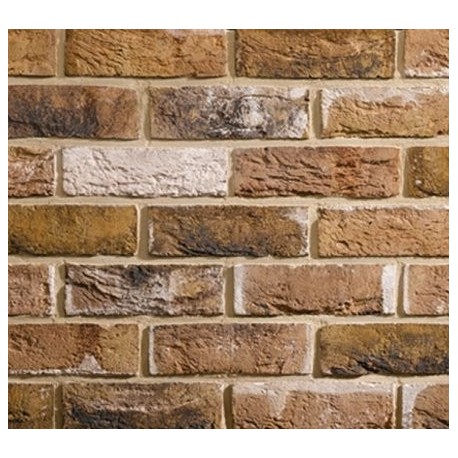 Traditional Brick & Stone Tigra Multi 65mm Machine Made Stock Buff Light Texture Clay Brick