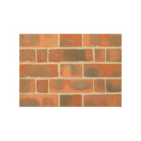 Edwardian Handmade Michelmersh Red Multi 65mm Handmade Stock Red Light Texture Clay Brick