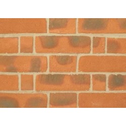 Hampshire Michelmersh Orange Red 65mm Machine Made Stock Red Light Texture Clay Brick