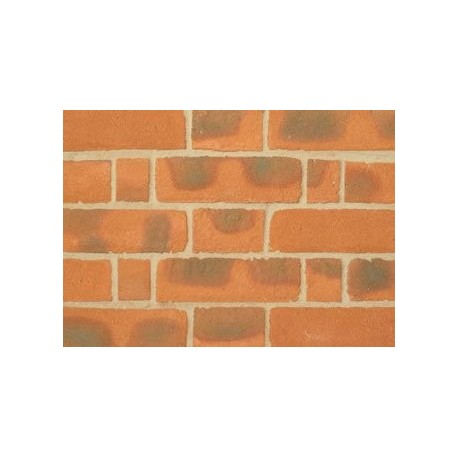 Hampshire Michelmersh Orange Red 65mm Machine Made Stock Red Light Texture Clay Brick