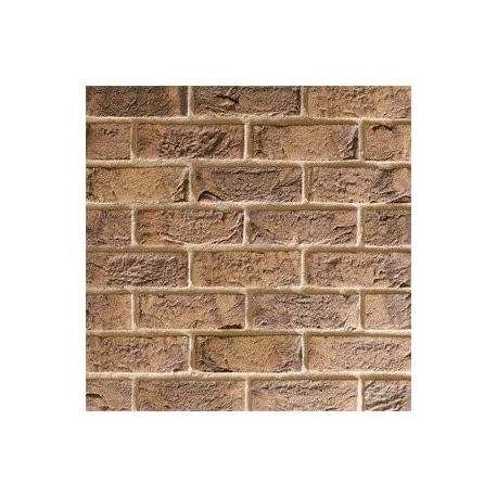 Traditional Brick & Stone Traditional Brown Grey 65mm Machine Made Stock Brown Light Texture Clay Brick