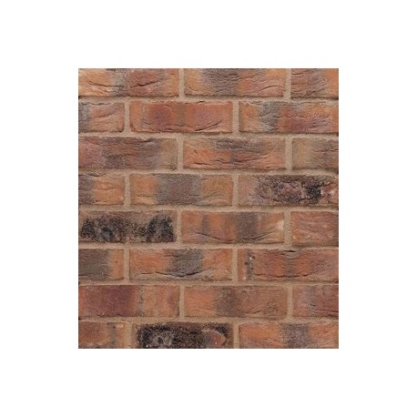 Terca Wienerberger Georgian Dark Bronze Multi 65mm Machine Made Stock Brown Heavy Texture Clay Brick