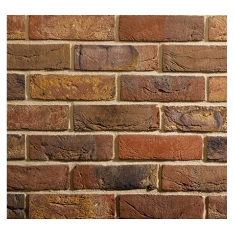 Traditional Brick & Stone York Red Multi 65mm Machine Made Stock Red Light Texture Clay Brick