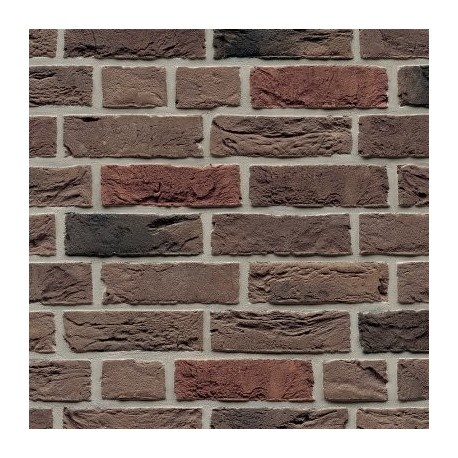 Crest Dorking Dark Multi 50mm Machine Made Stock Brown Light Texture Clay Brick