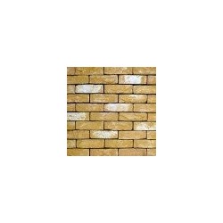 Crest Kensington Yellow Multi 65mm Machine Made Stock Buff Light Texture Clay Brick