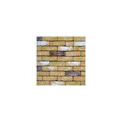 Crest Mayfair Yellow Multi 50mm Machine Made Stock Buff Light Texture Clay Brick