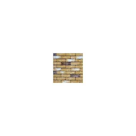 Crest Mayfair Yellow Multi 50mm Machine Made Stock Buff Light Texture Clay Brick