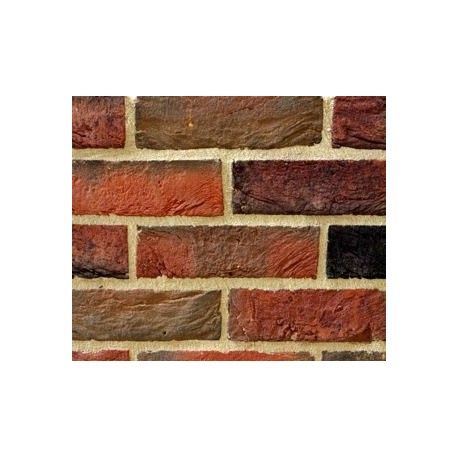 Hoskins Brick Bromley Red Multi 50mm Machine Made Stock Red Heavy Texture Clay Brick