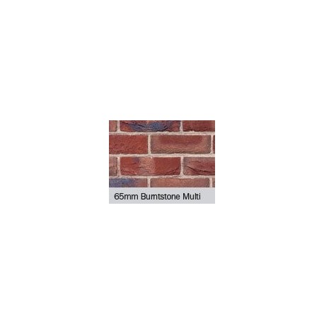 Hoskins Brick Burntstone Multi 65mm Machine Made Stock Red Light Texture Clay Brick