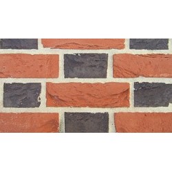 Hoskins Brick Haslemere Multi 65mm Machine Made Stock Red Heavy Texture Clay Brick