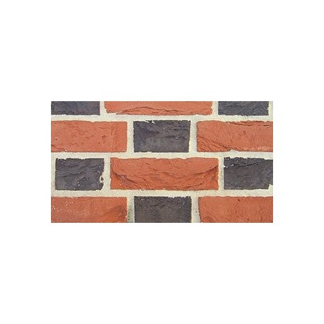 Hoskins Brick Haslemere Multi 65mm Machine Made Stock Red Heavy Texture Clay Brick