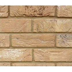 Hoskins Brick Woodland Mixture 65mm Machine Made Stock Buff Heavy Texture Clay Brick