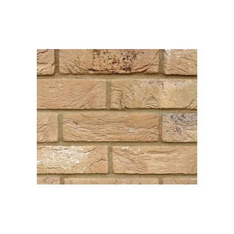 Hoskins Brick Woodland Mixture 65mm Machine Made Stock Buff Heavy Texture Clay Brick