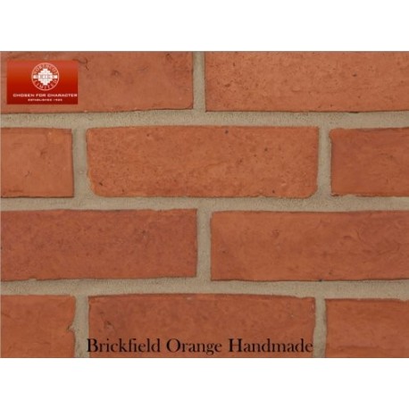 Handmade Northcot Brick Plumstead Orange 65mm Handmade Stock Red Light Texture Clay Brick