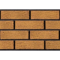 Tyrone Brick Cowen Autumn Brown 73mm Wirecut Extruded Buff Heavy Texture Brick