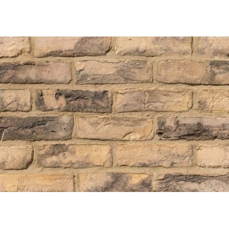 York Handmade Kilburn 50mm Handmade Stock Buff Heavy Texture Clay Brick