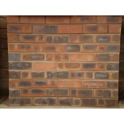 York Handmade Tollerton 50mm Machine Made Stock Red Light Texture Brick