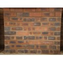 York Handmade Tollerton 50mm Machine Made Stock Red Light Texture Brick