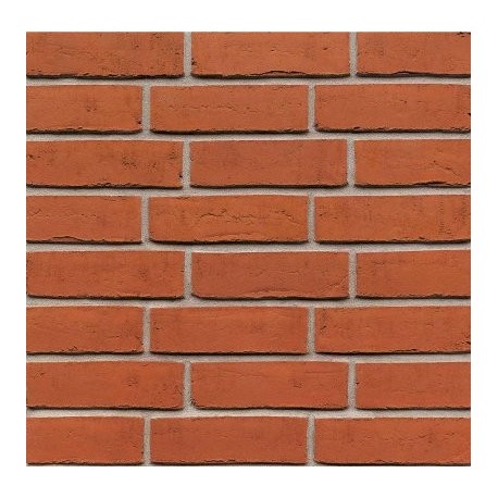BEA Clay Products Sexton Carmine 65mm Waterstruck Slop Mould Red Light Texture Brick