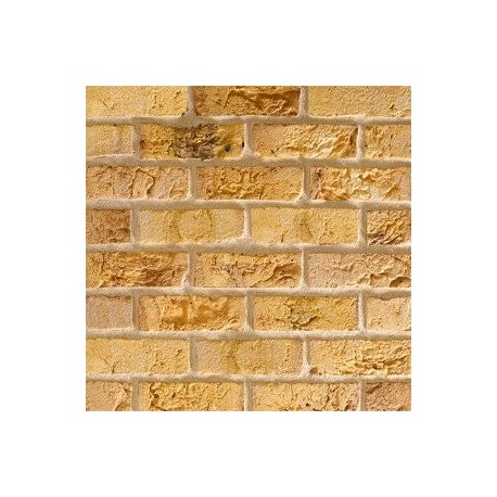 Traditional Brick & Stone Belgravia Yellow Multi 65mm Machine Made Stock Buff Light Texture Clay Brick