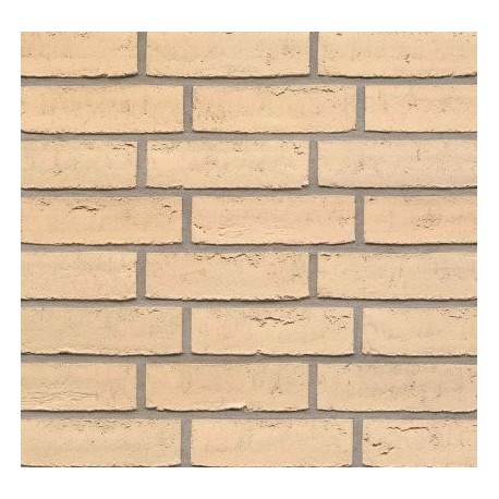 BEA Clay Products Sexton Ivory 65mm Waterstruck Slop Mould Buff Light Texture Brick