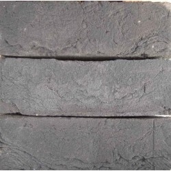 Gold Range BEA Clay Products Black Handmade 65mm Machine Made Stock Black Light Texture Clay Brick