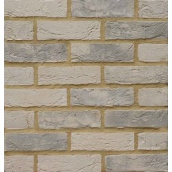Gold Range BEA Clay Products Burwell White Light Weathered 68mm Machine Made Stock Grey Light Texture Clay Brick