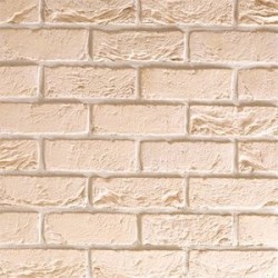 Traditional Brick & Stone City White 65mm Machine Made Stock Buff Light Texture Clay Brick